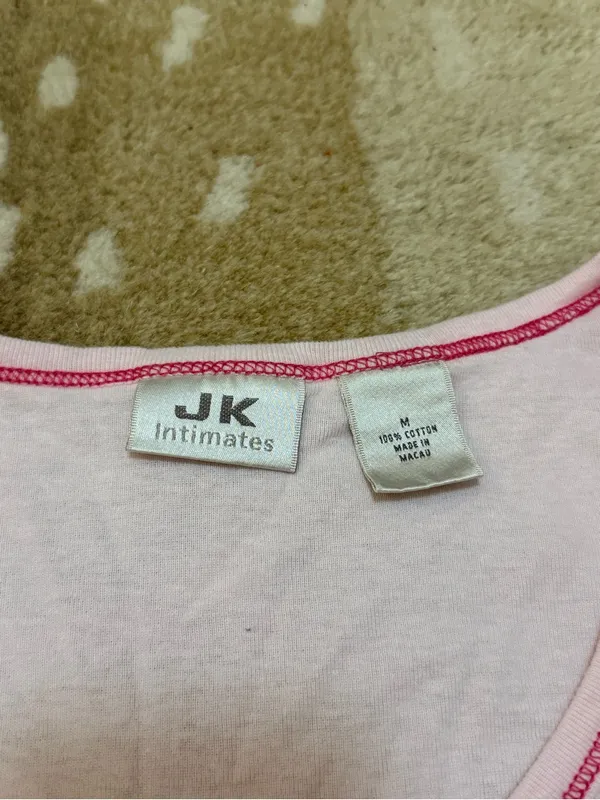 Vintage Y2K JK Intimates Queen for a Day Pink Baby Tee M Princess Crown - Image 6