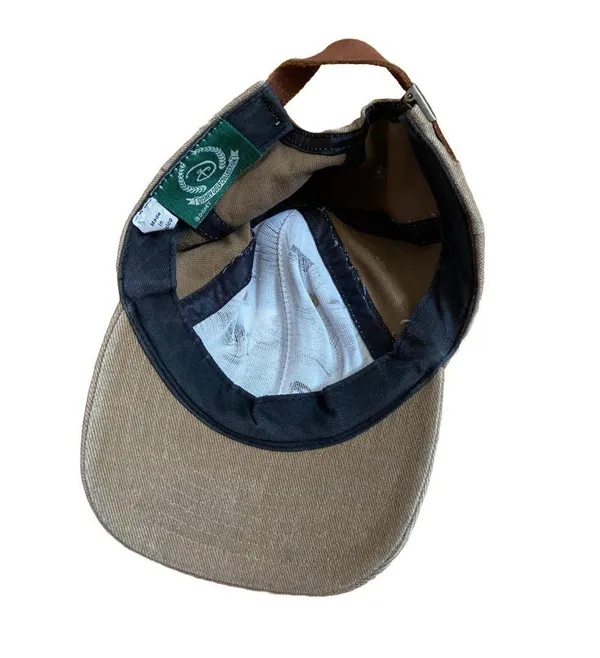 Vintage Walt World Goofy Playing Golf Tan Baseball Cap 🔥 - Image 2