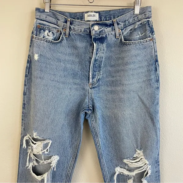 AGOLDE Fen High Rise Relaxed‎ Taper in Wander Size 30 - Image 5
