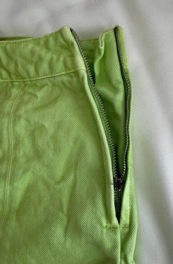 English Factory Green Denim Skort - Image 5
