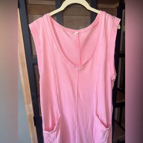 Daily Practice midi dress Anthropologie Seamed Sleeveless maxi vneck fp movement - Image 2