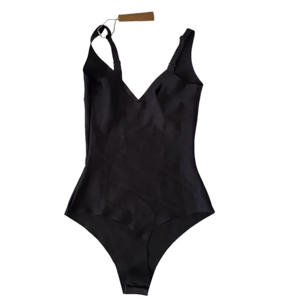 Skims Body (G22) Plunge Bodysuit Shapewear Onyx Black XL NWT - Image 3