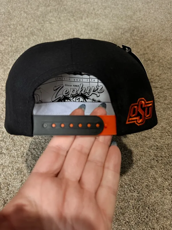 Zephyr OSU Oklahoma State Cowboys Adjustable Retro Over The Top snapback hat - Image 4