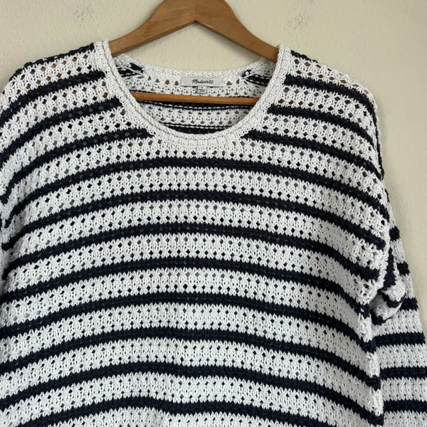 Madewell Cotton Striped Sweater - Image 4
