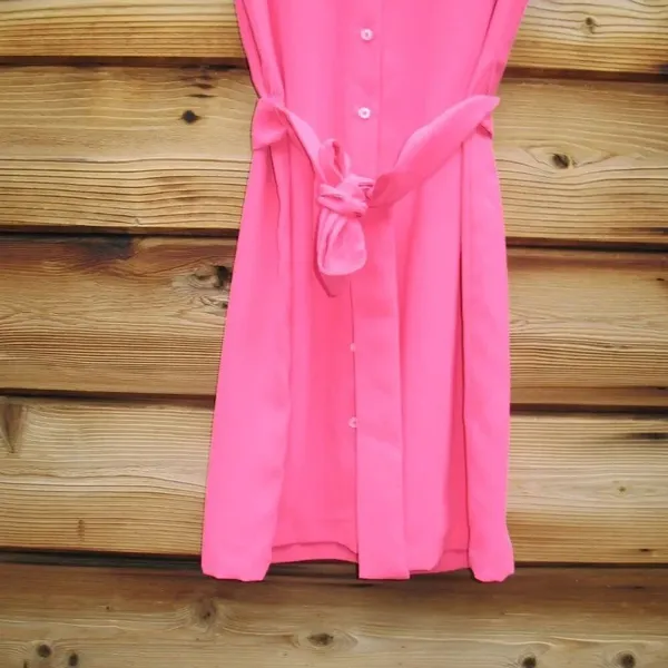 Amanda Uprichard Edith Mini Dress Hot Pink - Image 6