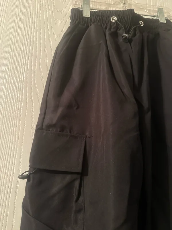 Baggy cargo pants Black Size L - Image 3