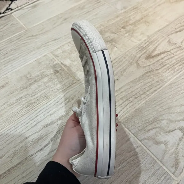 Converse White Low Top  Sneakers - Image 12