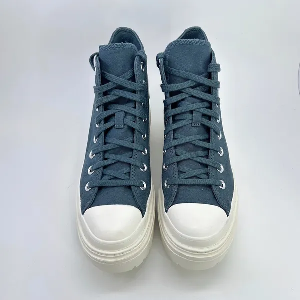 Converse Chuck Taylor All Star Lugged Heel High Top 8.5 Teal Platform A10619C - Image 6
