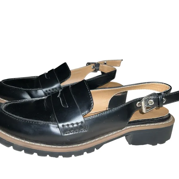 Dolce vita Cancun black new open heel loafers - Image 4