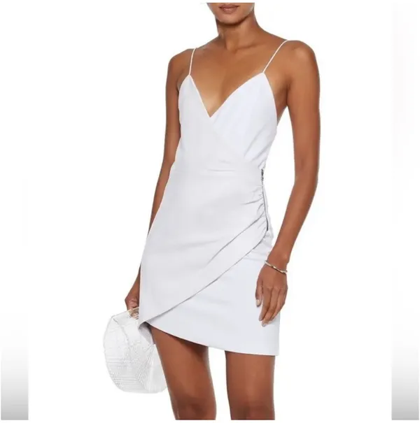 Alice + Olivia White Mini Dress - Image 2