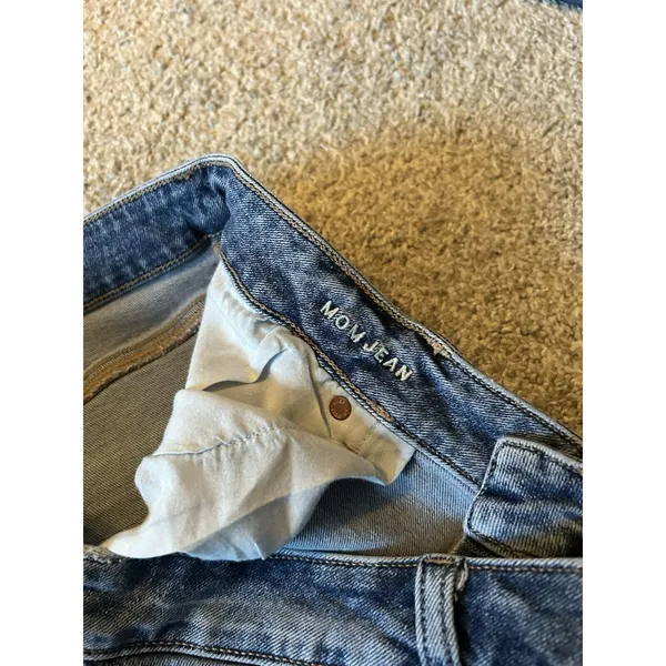 American Eagle Jeans‎ Women 14 Mom Jeans Denim Medium Wash Straight Leg - Image 6