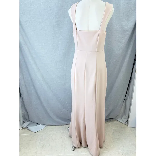 Show Me Your MuMu Blush Paris Gown Square Neck Slip Bridesmaid Prom‎ Dress XL - Image 2