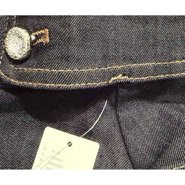 Pilcro Anthropologie Denim Mini‎ Skirt Dark Wash Y2K Preppy A-Line Size 6 NWT - Image 5