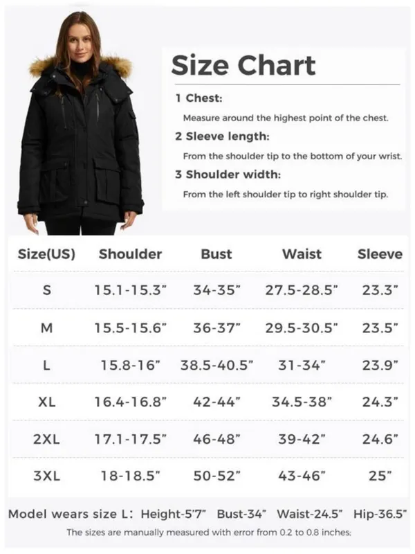 Wantdo Women's Quilted Winter Coat Red Size 2X - Image 6