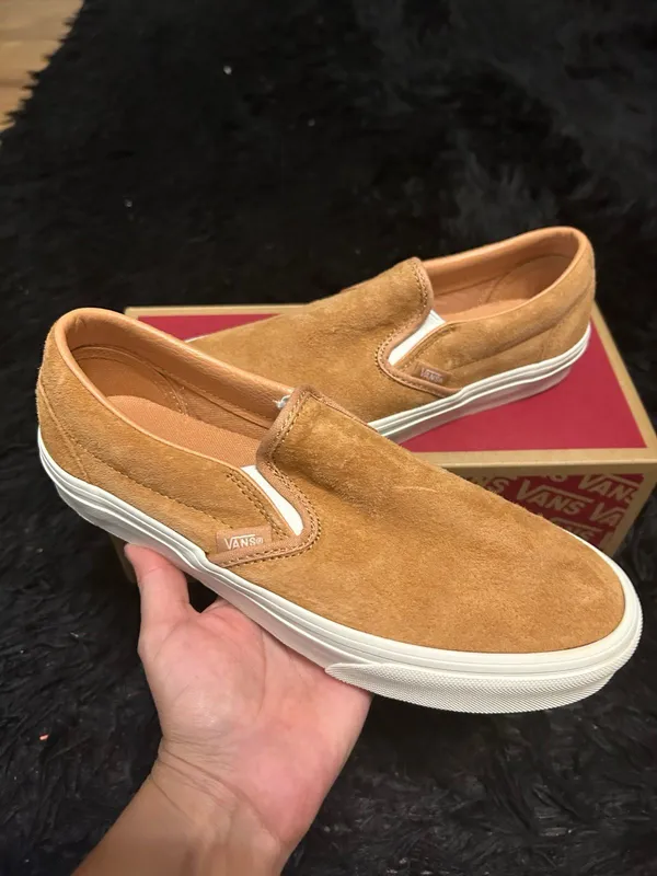 Vans off the wall Suede Slip-On shoes sneakers women’s 7.5 new in box - Image 2