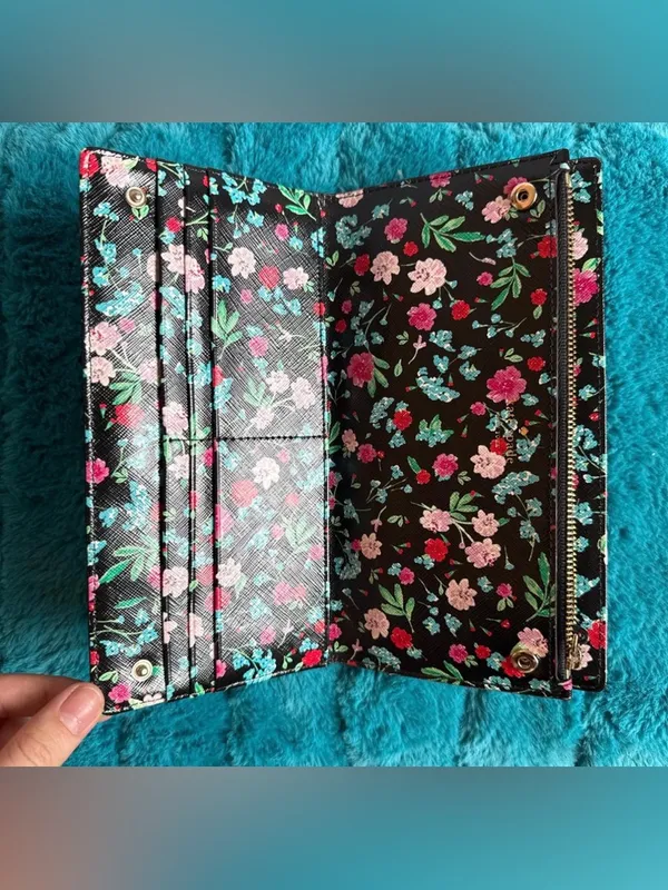 Kate Spade Gardner Street Greenhouse Floral Shawn Wallet Clutch Organizer - Image 4