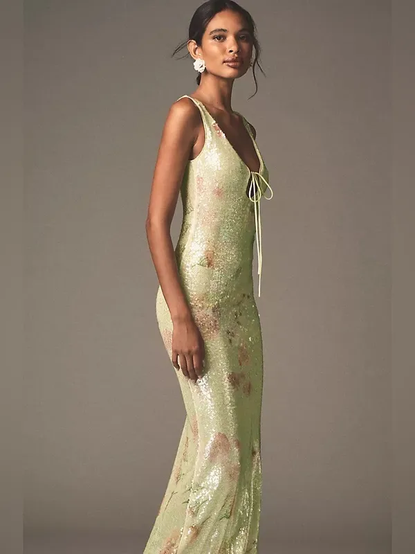 Bardot Eloda Sequin Midi Dress Size US 12 - Image 3