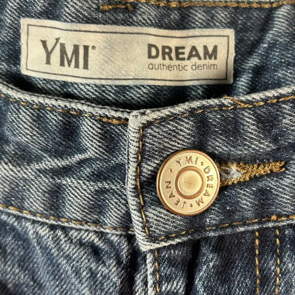 YMI Jeans Women Denim Dream Authentic Blue‎ Wash Relaxed Fit Pants - Image 3