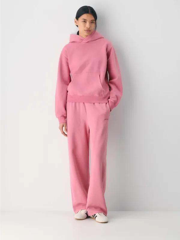 Aritzia Cozy Sweatfleece Perfect Hoodie size small vintage frozen berry NWOT - Image 3