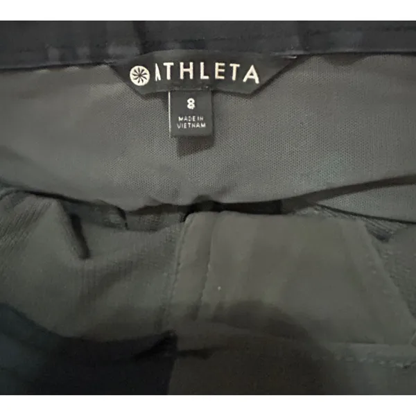ATHLETA Wander Stash Skinny Pant Charcoal‎ Grey Joggers Sz 8 Women's - Image 4