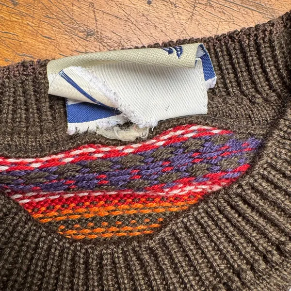BEST UNITED GARMENTS Company Women's Fair Isle Knit Sweater Multi Color Size M‎ - Image 4