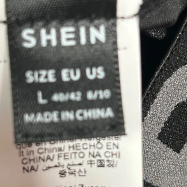 Shein Pro Black Compression Workout Shorts Womens Large Pockets‎ High Rise 3in - Image 3
