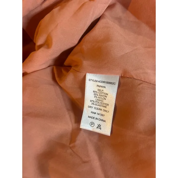 ASTR The Label Wendy Dress MILKMAID FEMININE Papaya Puff Sleeve Mini Size XS NWT - Image 5