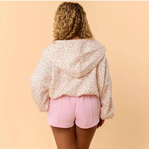 NWT! Blogilates Target X - Women's Marshmallow Full Zip Hooded Sweatshirt - 1X - Image 2