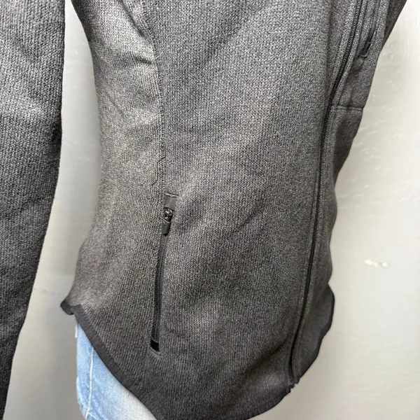 Old Navy Fitted Sweater Fleece Zip Jacket, S 832542 - Image 3