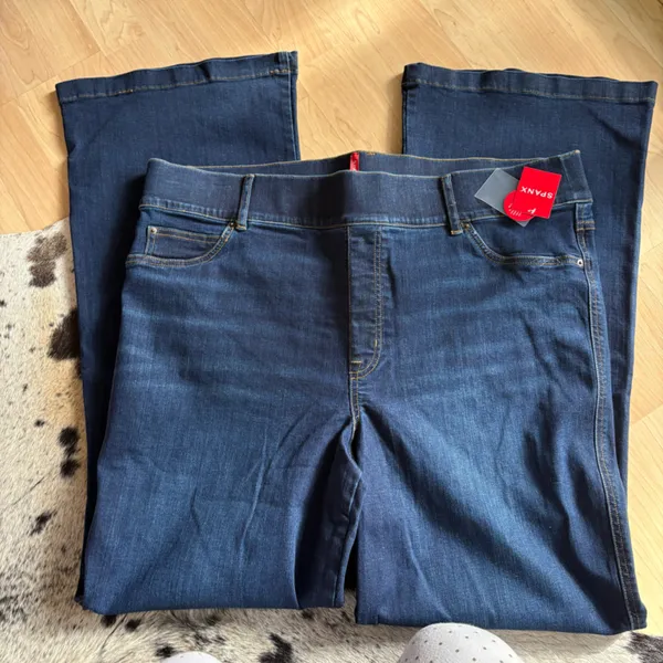 SPANX‎ Denim Pull On Flare Jeans Size 3X NWT - Image 3