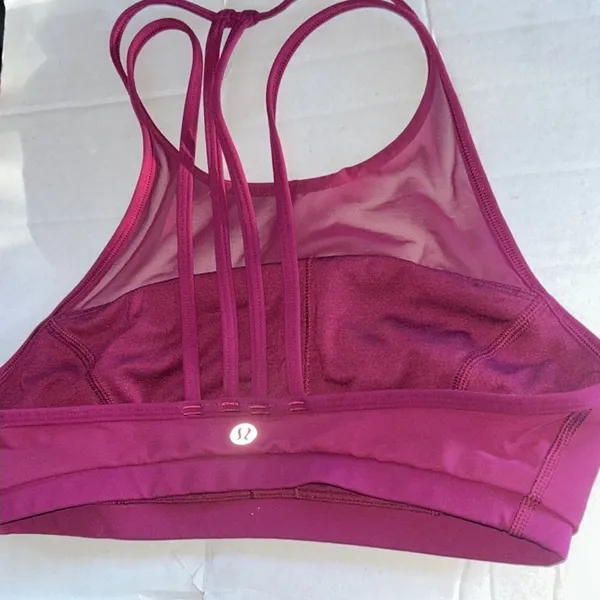 NWOT Lululemon Get Set Bra in Deep Luxe Size 4 - Image 8