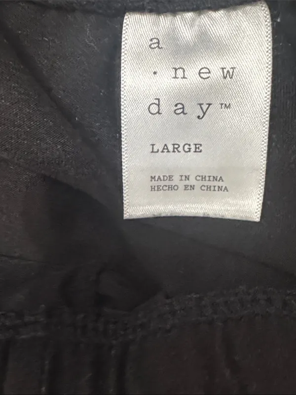 a new day Black Men's Stretch Jogger Pants - Image 5