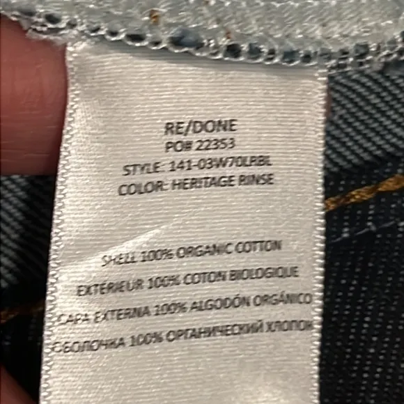 Re/done 70’s low rise bell bottom size‎ 32 new with tags - Image 7