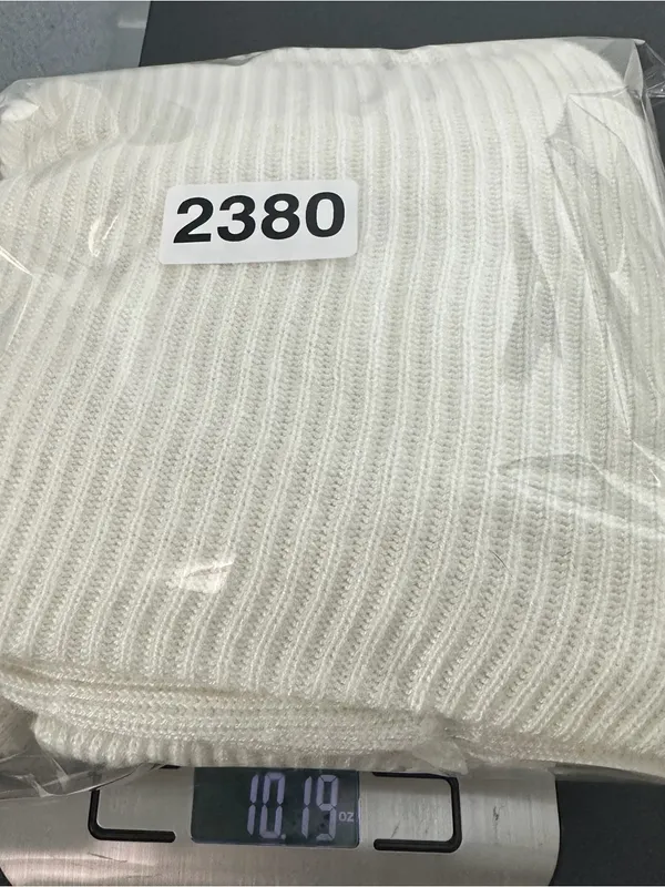 Ramy Brook New York Ivory Ribbed Knit Sweater Size Small - Image 9