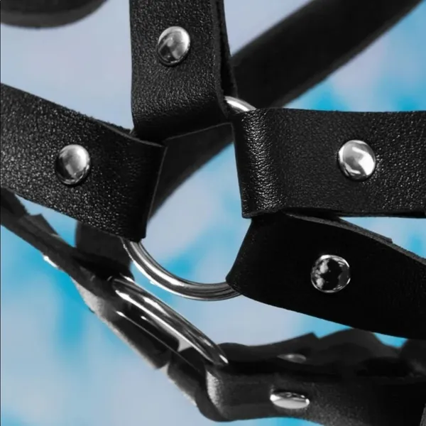 Harness Black Underbust Suspender Double Belt New - Image 9