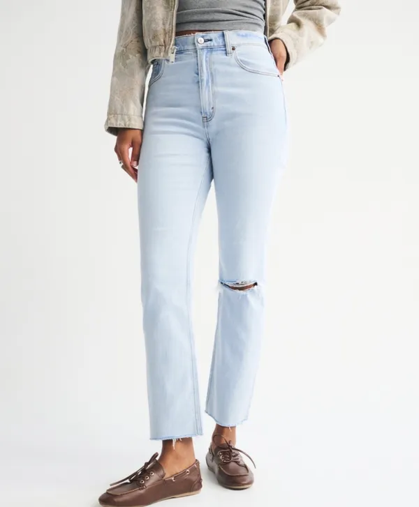 Curve Love Ultra High-Rise Straight Abercrombie - Image 2