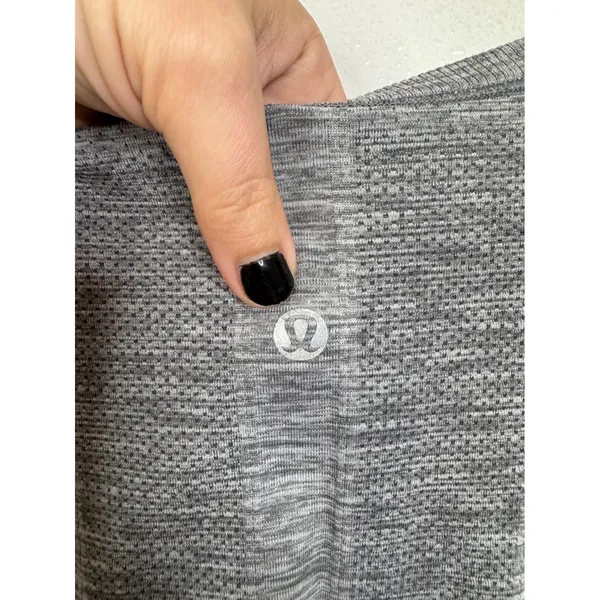 Lululemon Swiftly Tech Long Sleeve Crew Shirt Heathered Grey Space‎ Dye Womens - Image 3