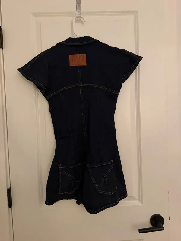 Revice Denim Romper - Image 4