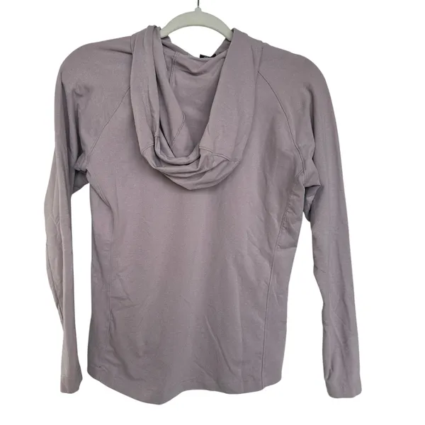 Helly Hansen Womens Mauve Purple Verglas Hoodie Lightweight Pullover XS - Image 2