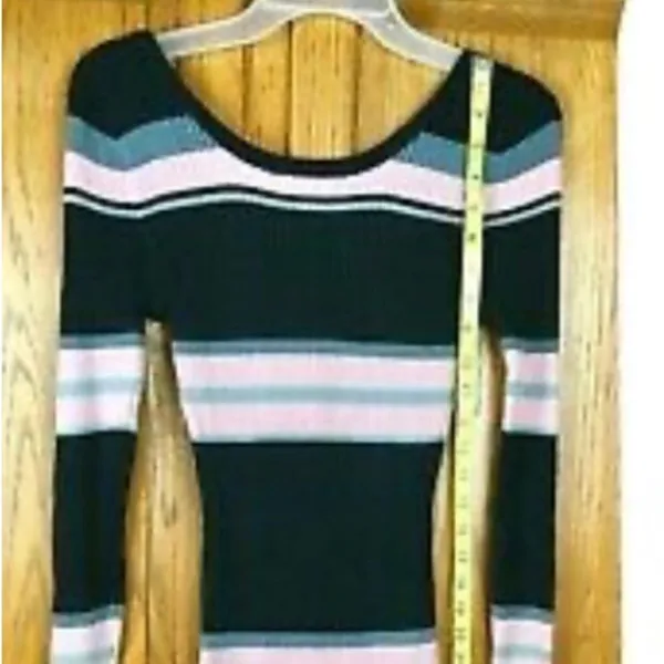Derek Heart Long Sleeve Sweater Dress Large - Image 3