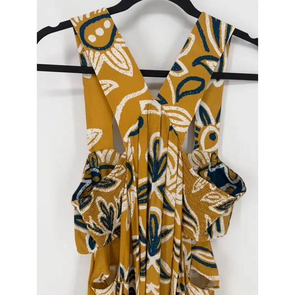 Celandine Anthropologie Floral Cutout Maxi Dress Boho Summer Resort Vacation,‎ L - Image 10