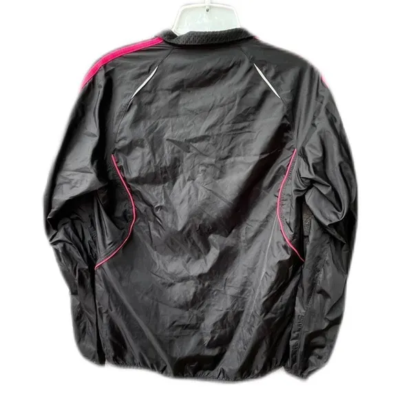 Adidas size S lightweight running jacket reflective stripes - Image 2
