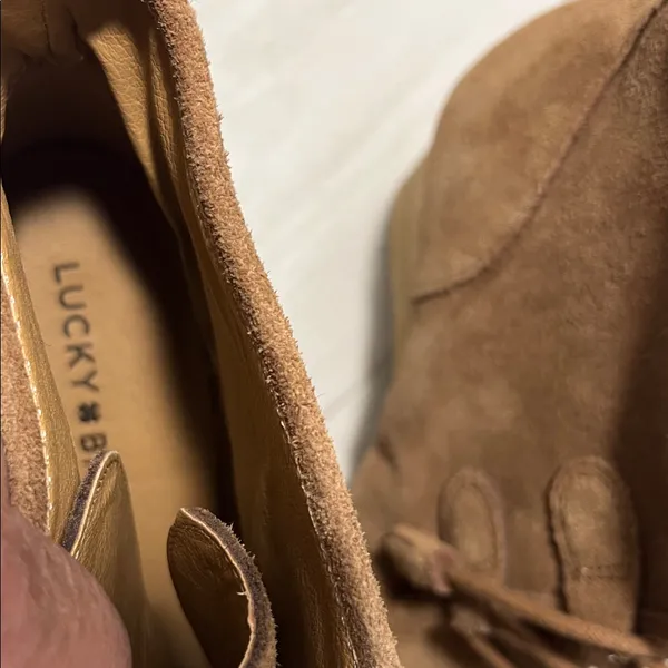 Lucky Brand Brown Suede Wedge Boots - Image 8