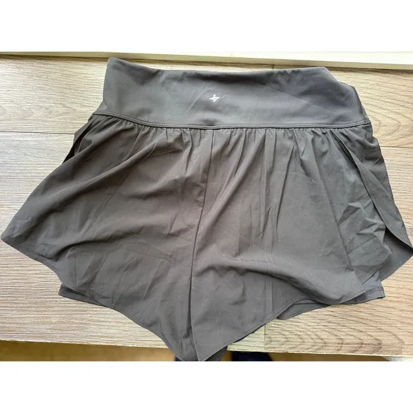 Halara Black High‎ Waisted 2-in-1 Flowy Active Shorts Women Large - Image 2