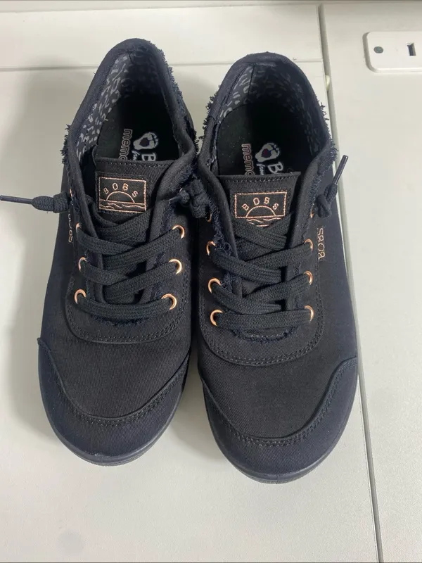 Skechers BOBS B Cute Women's Black Sneakers, Size 6 US, New Without Box - Image 12