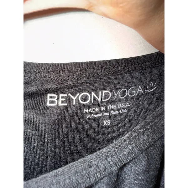 Beyond Yoga Romp Around Jumpsuit Sz XS Featherweight Black Criss Cross Back - Image 5