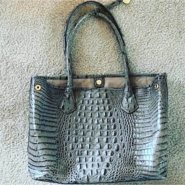 Brahmin Crocodile large tote bag - Image 2
