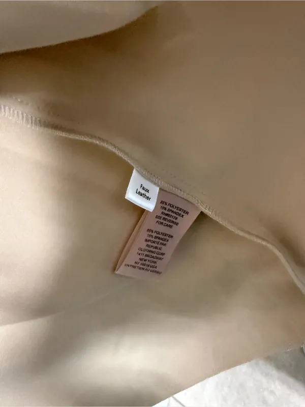 Philosophy Light Beige Suede Trench Coat - Image 7