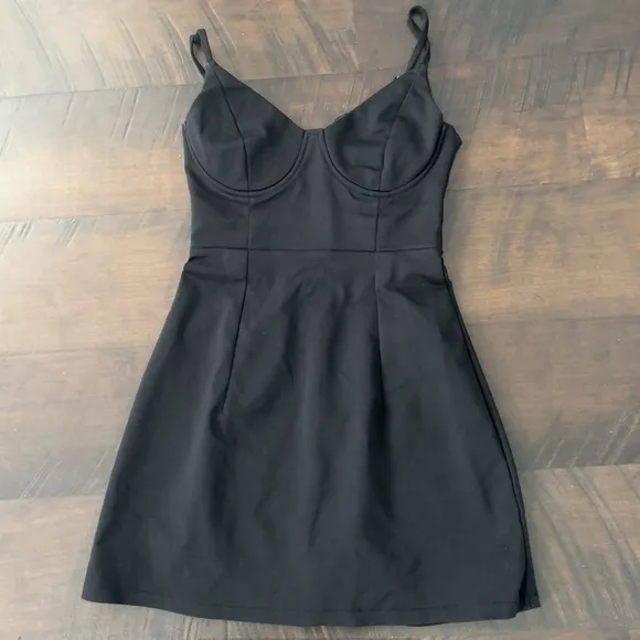 Princess Polly Black Mini Dress - Image 2