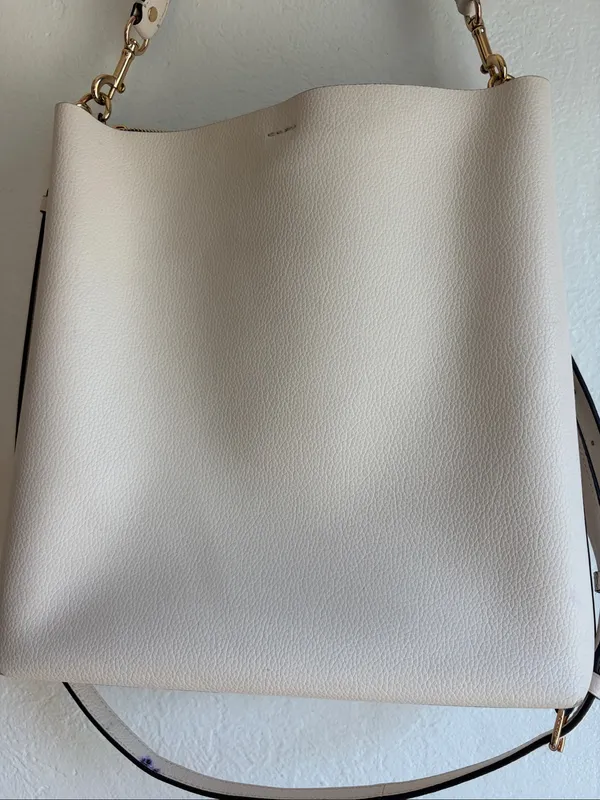 COACH TOWN BUCKET BAG chalk white gold hardware - Image 7